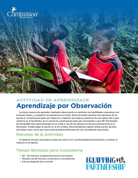 Aprendizaje por Observación ForChildren